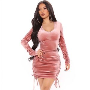See My Hips Velvet Mini Dress Size Small